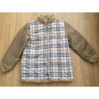 Burberry Jacket/Coat Cotton in Beige