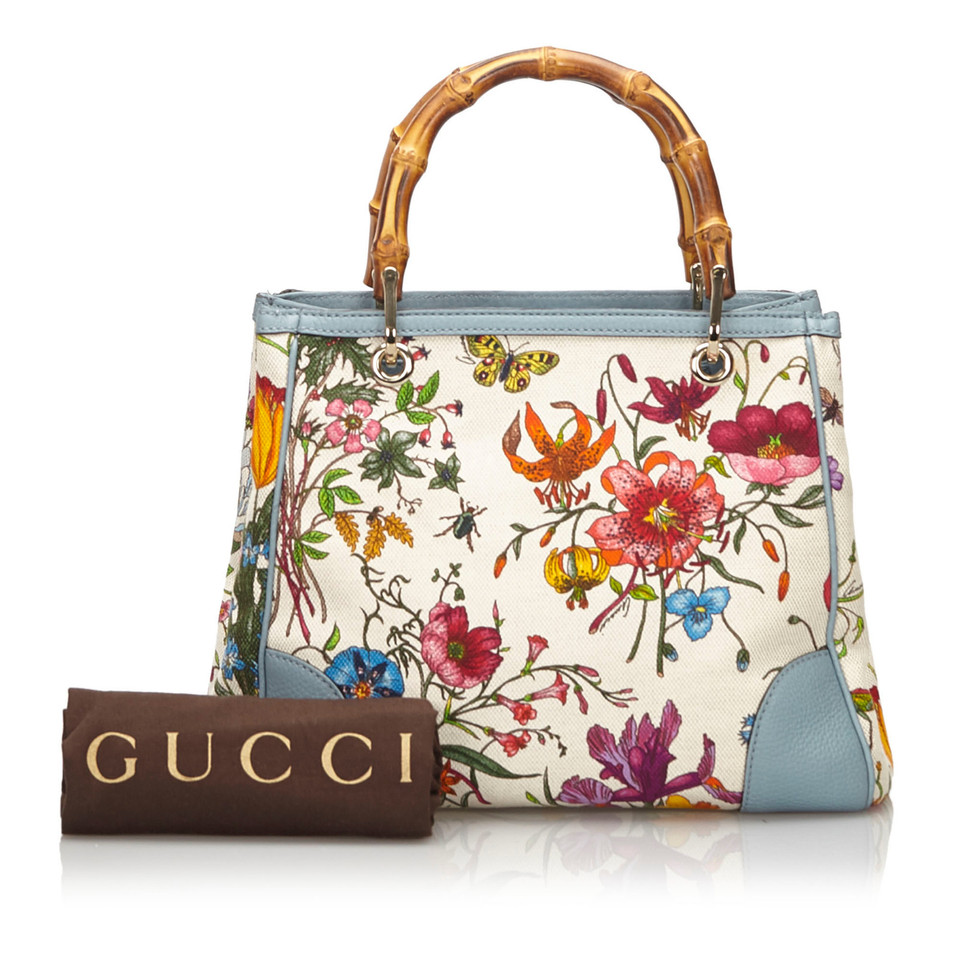 Gucci Handtas Canvas in Wit