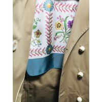 Gucci Jacket/Coat Silk in Brown