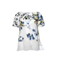 Erdem Top Silk in White