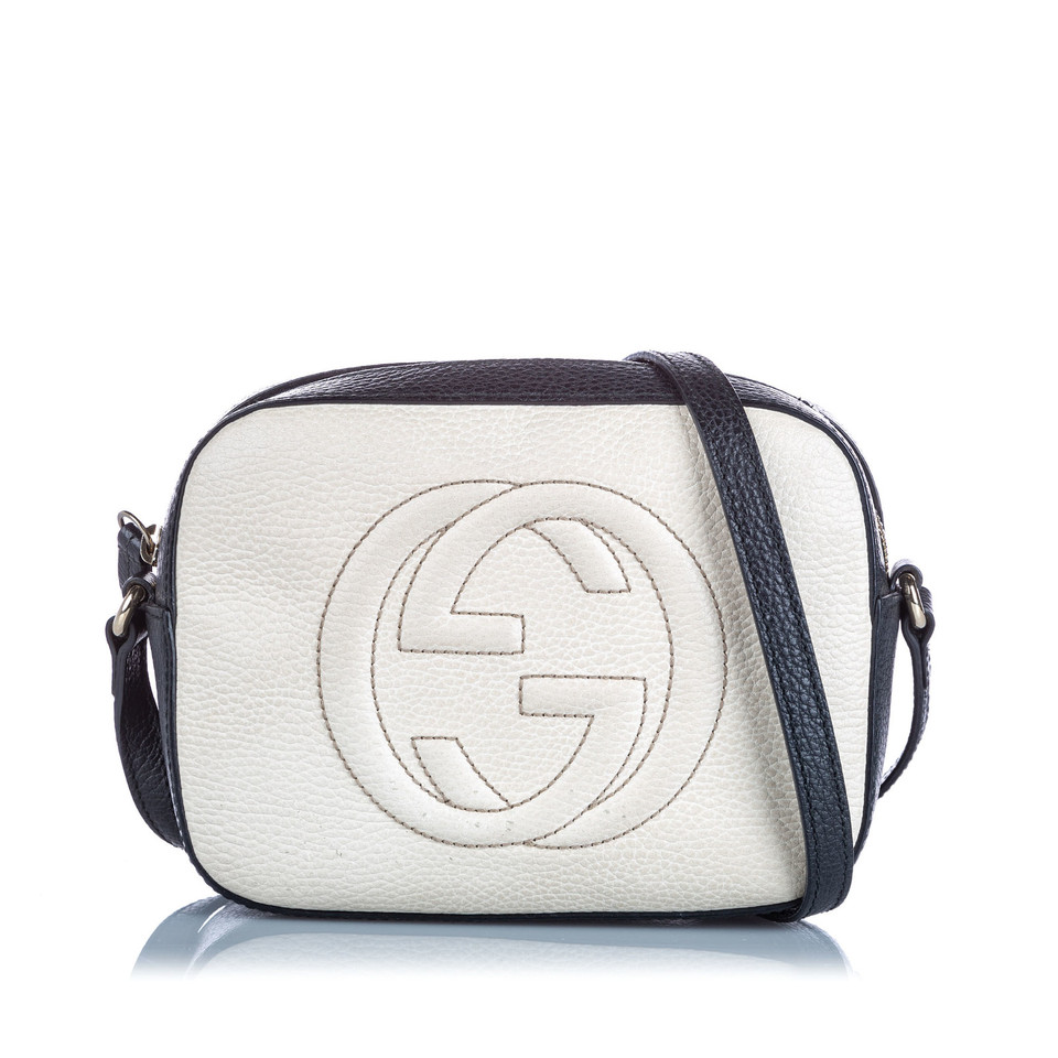 Gucci Soho Disco Bag aus Leder in Beige