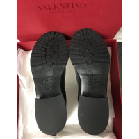 Valentino Garavani Stiefeletten aus Leder in Schwarz
