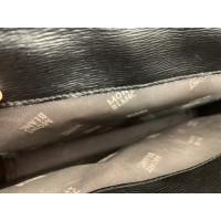 Mont Blanc Handtasche aus Leder in Schwarz