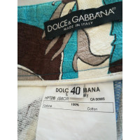 Dolce & Gabbana Suit Katoen in Turkoois
