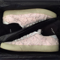 Saint Laurent Chaussures de sport en Coton en Rose/pink