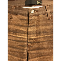 Just Cavalli Trousers Cotton in Brown