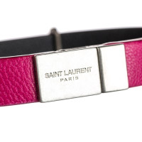 Yves Saint Laurent Bracelet en Cuir en Rose/pink