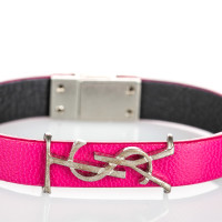 Yves Saint Laurent Bracelet/Wristband Leather in Pink