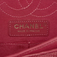 Chanel Flap Bag en Coton en Rose/pink