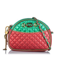 Gucci Schoudertas Leer in Rood