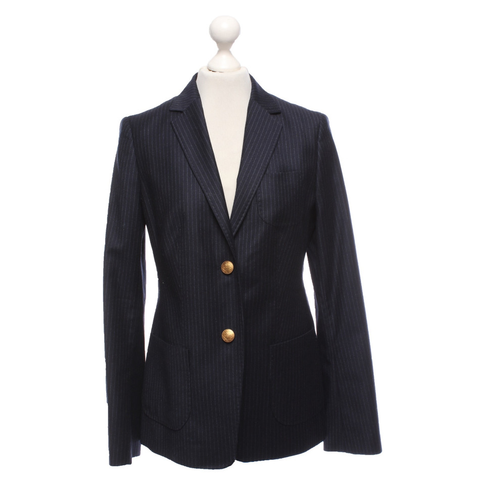 Windsor Blazer en Laine en Bleu