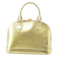Louis Vuitton Alma BB23,5 Patent leather in Gold