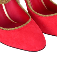 Dolce & Gabbana Pumps/Peeptoes Suede in Red
