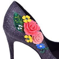 Dolce & Gabbana Pumps/Peeptoes Viscose in Zwart