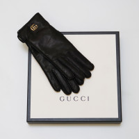 Gucci Handschoenen Leer in Zwart