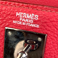 Hermès Kelly Bag 32 aus Leder in Rot
