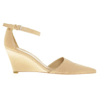 Jil Sander Wedges of snake leather