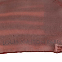 Louis Vuitton Sjaal Zijde in Rood