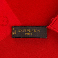 Louis Vuitton Sjaal Zijde in Rood