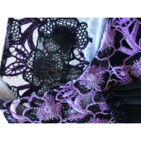 Giambattista Valli Kleid aus Seide in Violett