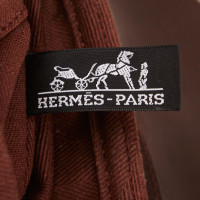 Hermès Fourre Tout Bag en Toile en Marron