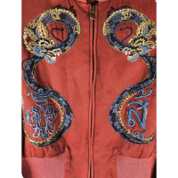 Emilio Pucci Jacket/Coat Silk in Red