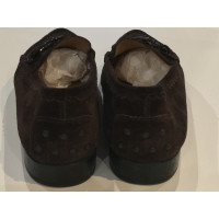 Tod's Slippers/Ballerinas Suede in Brown