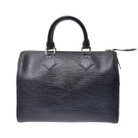 Louis Vuitton Speedy 25 Leather in Black