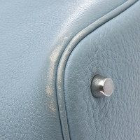 Hermès Picotin aus Leder in Blau