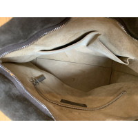 The Row Handbag Suede in Grey