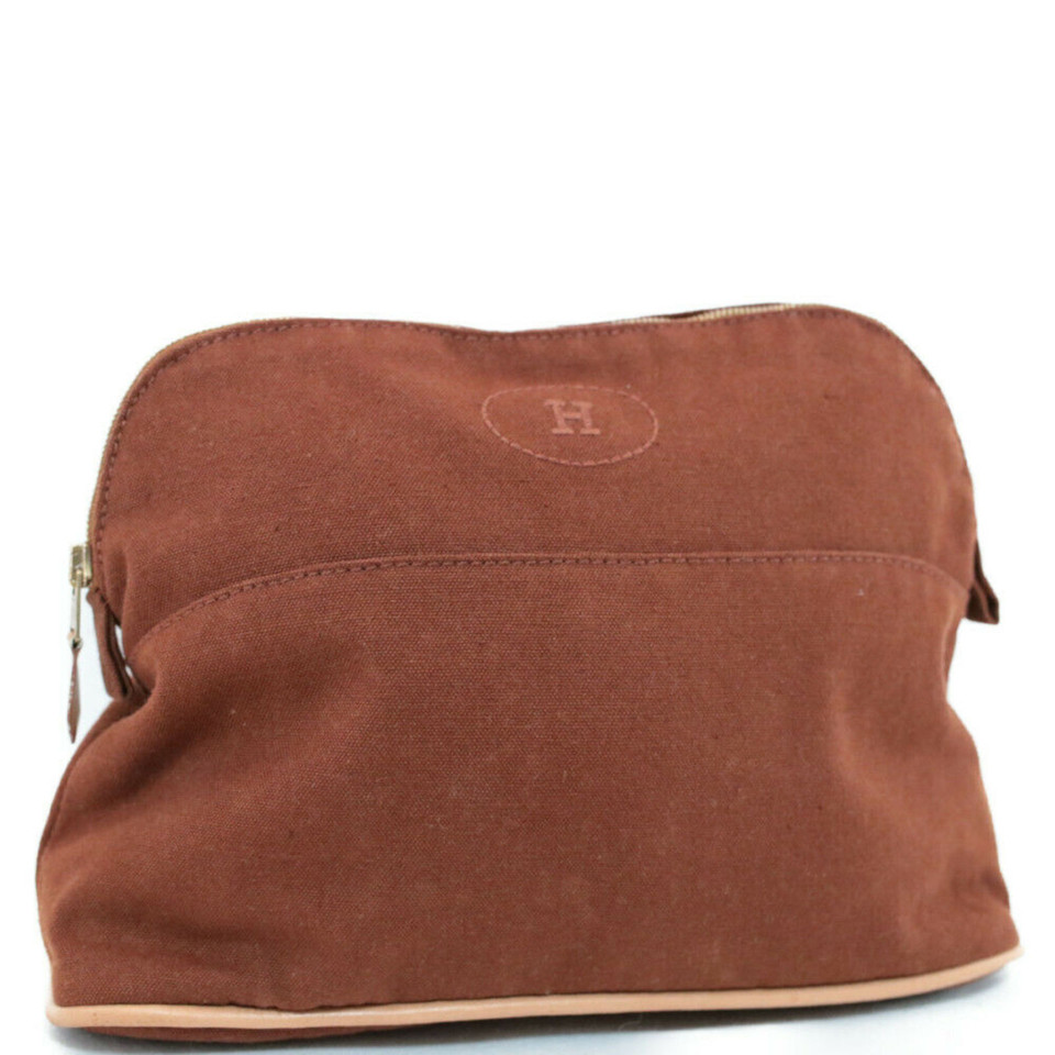 Hermès Handbag Canvas in Brown