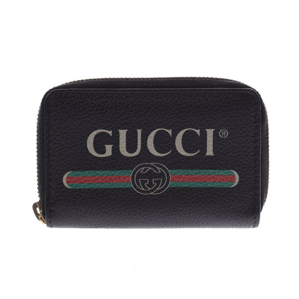 Gucci Sac à main/Portefeuille en Cuir en Noir