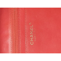 Chanel Classic Flap Bag aus Leder in Rot