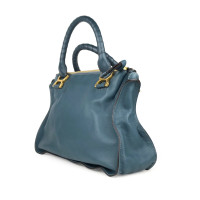 Chloé Marcie Bag Medium en Cuir en Bleu