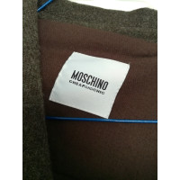 Moschino Cheap And Chic Jas/Mantel Wol in Olijfgroen
