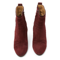 Balenciaga Ankle boots Suede in Bordeaux