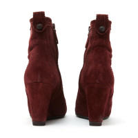 Balenciaga Ankle boots Suede in Bordeaux