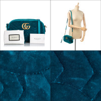 Gucci Marmont Bag Silk in Blue
