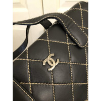 Chanel Tote Bag aus Leder in Schwarz