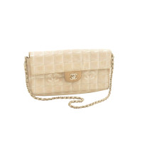 Chanel Flap Bag Canvas in Beige