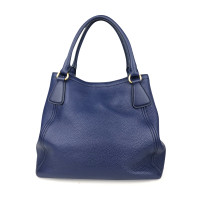 Prada Tote bag Leather in Blue