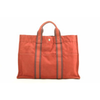 Hermès Fourre Tout Bag in Lana in Rosso