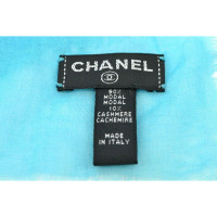 Chanel Sjaal Katoen in Blauw