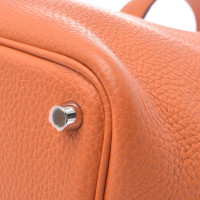 Hermès Picotin Lock PM aus Leder in Orange