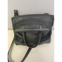 Alexander Wang Sac à main en cuir gris-vert