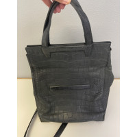 Alexander Wang Leather handbag in grey green