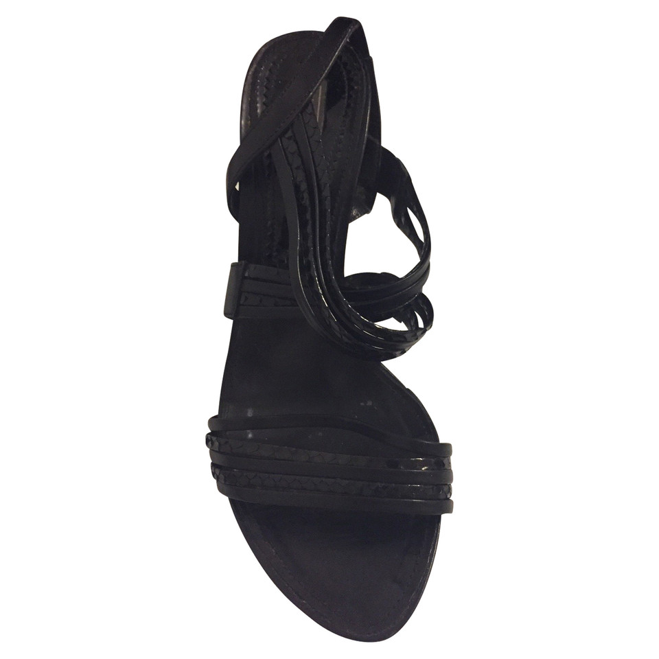 Vic Matie Sandals Patent leather in Black