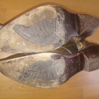 Roberto Cavalli Stiefel aus Leder in Braun