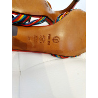 Pollini Sandals Patent leather