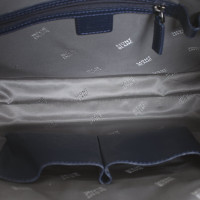 Mont Blanc Handtasche aus Leder in Blau